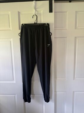 Gymshark Black Training Joggers with Subtle Logo